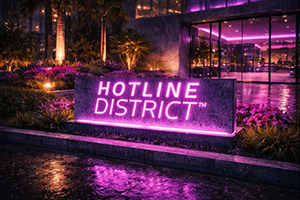 Hotline District sign