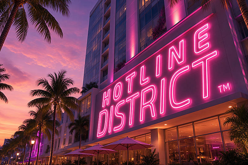 Hotline District sign